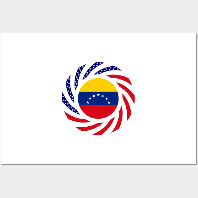 Venezuelan American Multinational Patriot Flag (7 Stars) Wall Art by Village Values